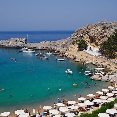 Lindos Allure Villa With Jacuzzi And Acropolis View!!! Екстериор снимка