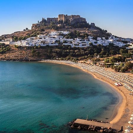 Lindos Allure Villa With Jacuzzi And Acropolis View!!! Екстериор снимка